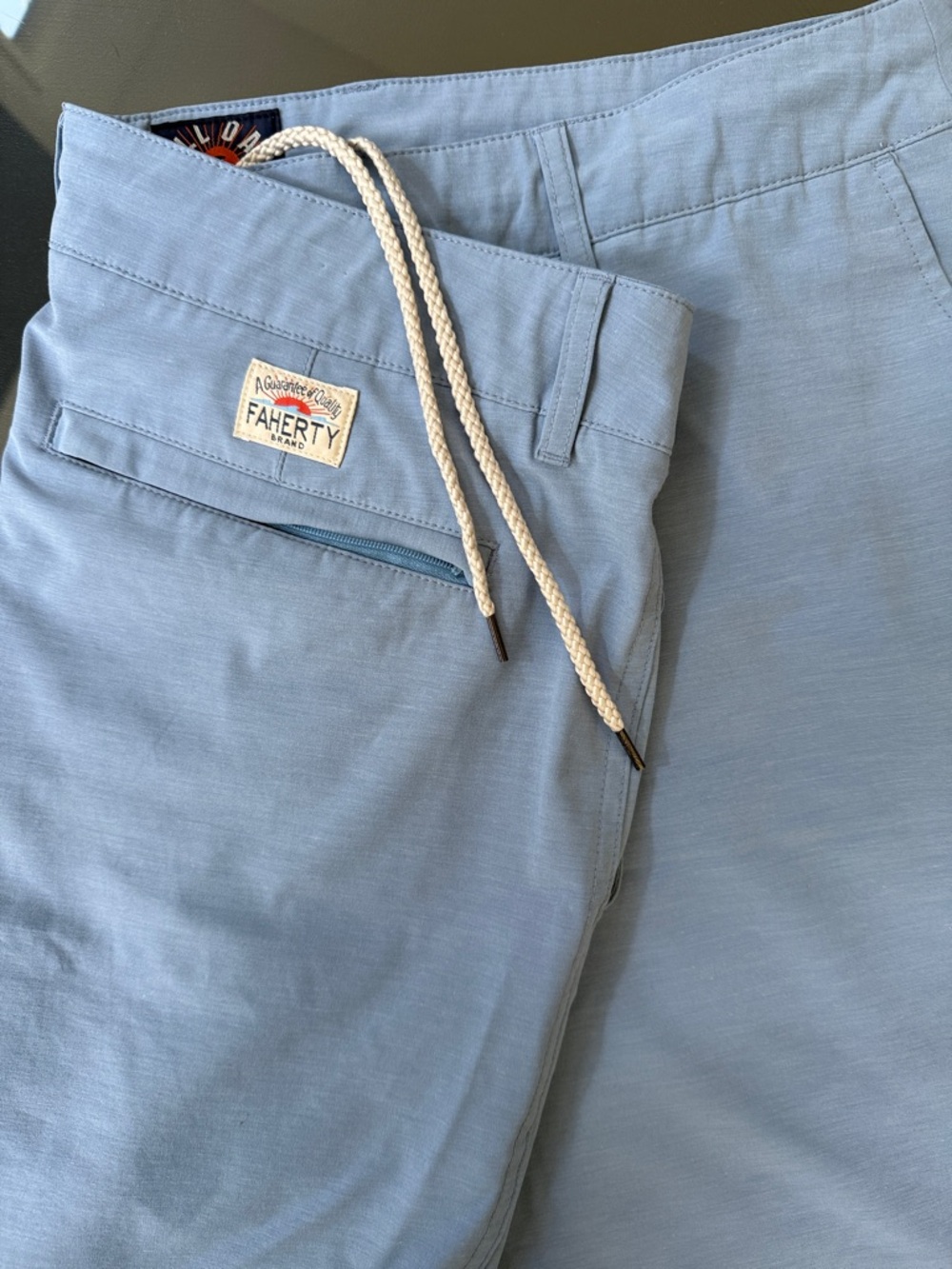 Faherty Pale Blue All Day shorts